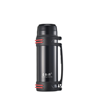 Termo de Gran Capacidad de 2000 ml, Boca Ancha, Aislado al Vacío, de Acero Inoxidable, Libre de BPA, a Prueba de Fugas, Ecológico, para Camping y Viajes