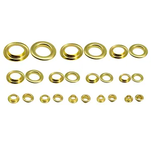 Custom Stainless Steel Brass 4mm 5mm 6mm 8mm Eyelets and Grommets for Clothes Tag