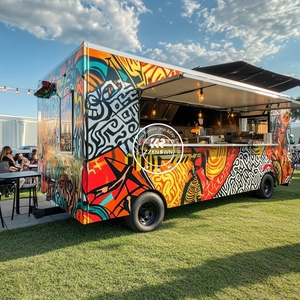 2025 Remorques de restaurant mobiles avec sièges Concession de camion de nourriture pliable Remorque de concession alimentaire Dot VIN CE - Product Image 6