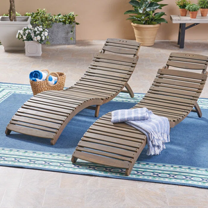 Sedia a dondolo in legno <span class=keywords><strong>per</strong></span> giardino giardino a dondolo Chaise Lounge <span class=keywords><strong>per</strong></span> prendere il sole Patio esterno sedia a sdraio <span class=keywords><strong>per</strong></span> cortile piscina spiaggia - Product Image 6