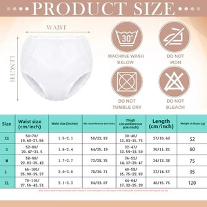 Nouvelle culotte d'incontinence réutilisable en microfibre pour adultes, imperméable, avec insert PUL, pantalon en plastique, couvre-<span class=keywords><strong>couche</strong></span> pour personnes âgées, vente en gros - Product Image 2