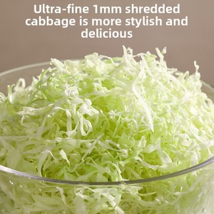 Râpe à choux multifonctionnelle manuelle de style <span class=keywords><strong>japonais</strong></span> en acier inoxydable de qualité alimentaire, éplucheur de pommes de terre pour citron, concombre et légumes - Product Image 4