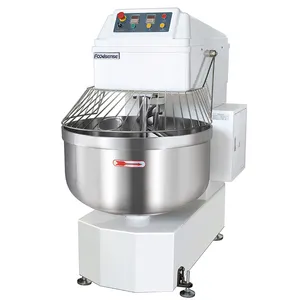 Commercial Stainless Steel Industrial Restaurant 130L Big Capacity Electric Spiral Mixer Dough Mixer