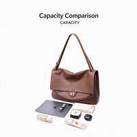 Sacs à main en cuir de vachette véritable, fabrication directe usine, pour femmes, style vintage, avec rabat à fermoir, sac à bandoulière, sac hobo souple, sac fourre-tout, sac bandoulière, OEM ODM