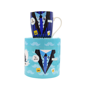 Venta al por mayor de la taza de café de cerámica con embalaje mejor regalo para España, Día <span class=keywords><strong>del</strong></span> <span class=keywords><strong>Padre</strong></span> - Product Image 5