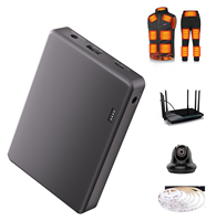 Power Bank DC 5V 9V 12V 12volt 3A 5A Baterai Cadangan 10000mAh Mini UPS untuk Router WiFi Modem Kamera CCTV