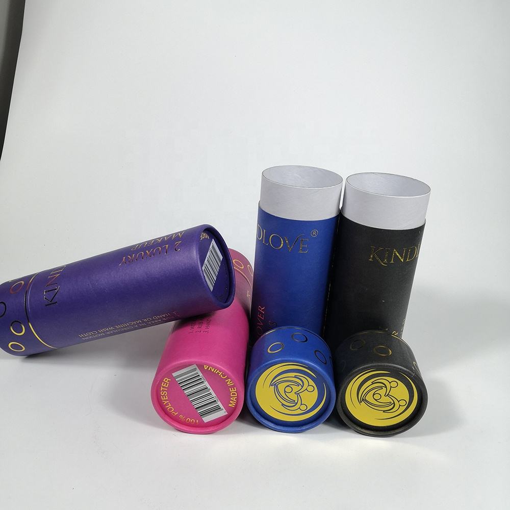Custom design cardboard paper tube gift box cylinder paper <span class=keywords><strong>can</strong></span> packaging box - Product Image 3
