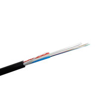 Cable de fibra óptica de alta calidad 12 24 48 Core Cable de fibra óptica aéreo para exteriores ADSS ASU