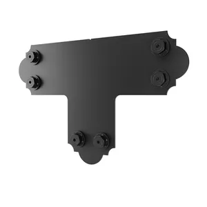 JH-Mech Multi-Use Factory Direct Supply Hot Sale 4-Inch"T" Tie Plate Connector Metal Pergola Bracket