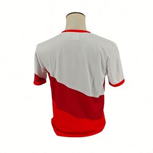 T-shirt promotionnel 100 % polyester à sublimation intégrale avec votre logo, col rond, séchage rapide, pour campagne électorale - Product Image 4