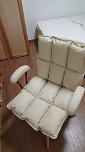 Bureau et chaise rotatifs en bois massif faits maison, confortables pour une longue assise, chaise d'ordinateur de style bois, fauteuil de chambre à coucher - Product Image 5