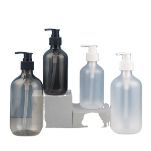 Conteneur d'emballage cosmétique 300 ml 500 ml 10 oz 16 oz, flacon en plastique pour gel douche, shampoing, produits pour animaux de compagnie avec pompe en plastique - Product Image 4