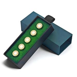 Botón de metal KUNSHUO para ropa Baju Melayu, botón de perla para camisa, logotipo de marca personalizado, botón malayo para ropa Baju Melayu - Product Image 2