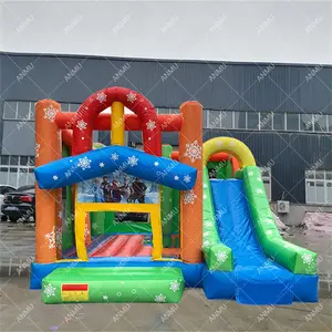 Komersial Anak Bouncing House Bouncing Castle Tiup Jumping Castle Blower Udara untuk Natal