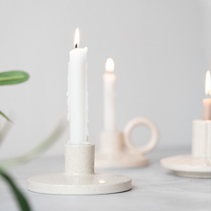 Décoration d'intérieur, bougeoir en céramique, brûleur d'encens multifonctionnel en bois sacré péruvien - Product Image 2