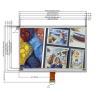 Module d'affichage E-Paper couleur 7,5 pouces 800x480 E6 avec interface SPI, faible MOQ, pour cadre photo