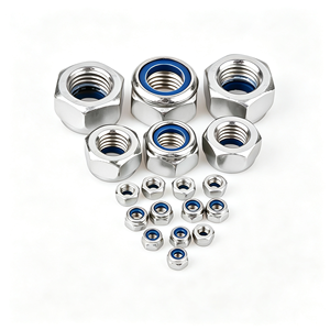 Écrou de blocage hexagonal auto-serrant en acier au carbone de haute qualité DIN985 avec insert en nylon pour machines - Product Image 2