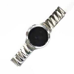 <span class=keywords><strong>Bracelet</strong></span> en acier inoxydable de 22mm pour samsung <span class=keywords><strong>galaxy</strong></span> <span class=keywords><strong>watch</strong></span> <span class=keywords><strong>4</strong></span> classic 42mm <span class=keywords><strong>46mm</strong></span>, <span class=keywords><strong>Bracelet</strong></span> en métal à dents de scie - Product Image 1