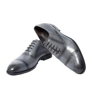 Zapatos de vestir y Oxfords de cuero para hombre, estilo italiano, de alta calidad, con cordones, venta al por mayor, 2026 - Product Image 2