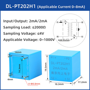 Rts 380V 110V 220V Điện áp biến áp 2mA/2mA <span class=keywords><strong>3</strong></span>.53V 1.76V PT tiềm năng biến áp Galvanic cảm giác hiện tại máy biến áp - Product Image 2