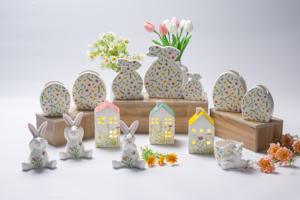 Micro Paysage Porcelaine Décorations Petit Blanc Lumineux <span class=keywords><strong>Maison</strong></span> <span class=keywords><strong>De</strong></span> Noë<span class=keywords><strong>l</strong></span> Nouvel An Céramique Décoration Graduation Ramadan Cadeau - Product Image 5