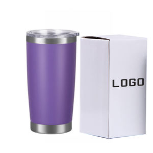 Gobelet isotherme en acier inoxydable 18/8 à double paroi, sous vide, 20 oz et 30 oz, avec couvercle coulissant et paille, vente en gros usine - Product Image 6