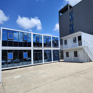 Low Cost 20ft Flat Pack Prefabricated Container <b>House</b> Modular Tiny Home Office Residential - Product Image 1
