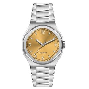 Montre automatique mécanique pour femme en acier inoxydable avec cristal saphir, design minimaliste unique, grand format, logo personnalisé, étanche - Product Image 2