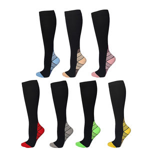 Factory Men Ladies Sports Profession Medias de compresión para enfermeras Relief Stretch Girl Sokken Fitness Calcetines altos hasta el muslo - Product Image 1