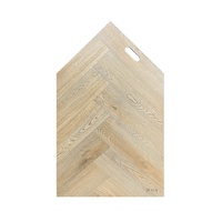 Plancher stratifié en chevrons pour cuisine, 12 mm HDF AC4, système clic, EIR, étanche pour cuisine