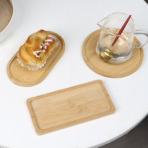 Mystic Arts Bamboo Oval <b>Tray</b> 5009K Japanese Style Serving Platter For Tea Coffee Snacks - Product Image 3