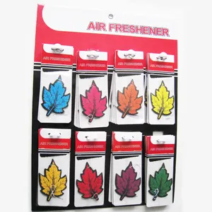 Custom Car Interior Pendant Air Freshener Fragrance Scents Hanging Absorbent Paper Sheet