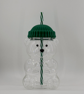 Taza de Vidrio de Borosilicato de Alta Calidad al por Mayor, Diseñada <span class=keywords><strong>en</strong></span> una Adorable Forma de Oso 3D <span class=keywords><strong>que</strong></span> <span class=keywords><strong>es</strong></span> Funcional y Decorativa - Product Image 2