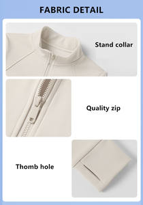 Veste de sport pour femme hiver 2024, manteau en polaire, vêtements de yoga, vêtements de sport, extensible dans les quatre sens, course à pied, fitness, chaud, adultes - Product Image 5