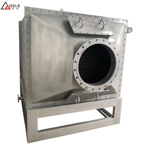 Radiateurs d'industrie d'économiseurs de gaz de chaudière SUS sur mesure de nouvelle condition pour la récupération de chaleur des gaz de combustion - Product Image 6