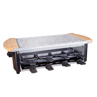 Grill électrique de table Teppanyaki et Yakitori japonais, en acier inoxydable thermolaqué, pour brochettes de poulet, le plus vendu