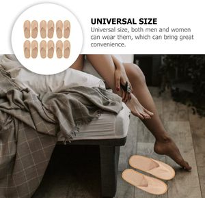 Chaussons d'hôtel biodégradables personnalisés OEM à usage unique, confortables, à bout fermé ou ouvert, pour équipements hôteliers - Product Image 6