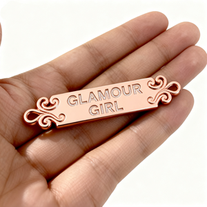Étiquettes de bijoux de marque à breloques personnalisées avec <span class=keywords><strong>logo</strong></span> Collier pendentif personnalisé Bijoux en argent sterling 925 <span class=keywords><strong>logo</strong></span> Étiquettes de prix pour bijoux - Product Image 4