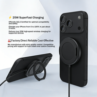 Chargeur Qi2.2 en alliage d'aluminium OEM 25W Station de charge sans fil magnétique rapide avec support de téléphone pour Apple Watch Compatible