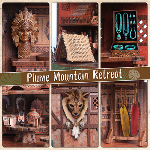 Nouveau Kit de Bricolage 2026 Lingyu Mountain Lodge Blocs de Construction Jouet Coin Livre 3D Puzzle en Bois Kit Fidget Book Nook Décoration Maison - Product Image 4