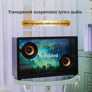 New Design Retro Blue Tooth Transparent <b>Led</b> Computer Wireless Speaker Box Desktop Subwoofer Retro Desktop Blue Tooth Speaker - Product Image 3