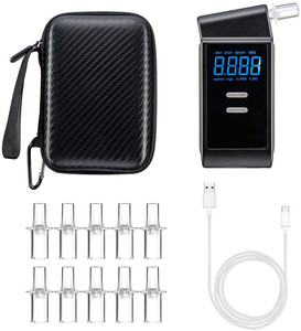 Testeur d'alcool numérique de haute précision alcootest capteur de pile à combustible 123 enregistre 5s réponse compteur d'alcool Portable pour personnel - Product Image 6