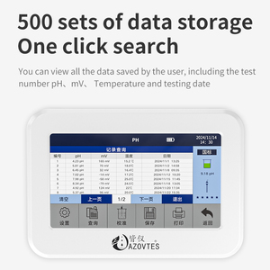 เครื่องวัดค่า <span class=keywords><strong>pH</strong></span>/ค่าการนำไฟฟ้า สำหรับใช้ในห้องปฏิบัติการ แบบหน้าจอสัมผัส วิธีการวัดด้วยการเรืองแสง - Product Image 4