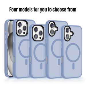 เคสโทรศัพท์สีด้านกันกระแทกที่เป็นมิตรกับผิวสุดหรูอุปกรณ์เสริมแม่เหล็กใช้ได้กับ <span class=keywords><strong>iPhone</strong></span> 15 <span class=keywords><strong>Pro</strong></span> <span class=keywords><strong>Max13</strong></span> 14 16 17 - Product Image 6