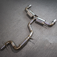 Tuyaux d'échappement Catback en acier inoxydable SS304 haute performance personnalisés OEM pour Volkswagen Golf 6ème génération Gti Scirocco Mk6 Mk7 Silencieux Valvetronic