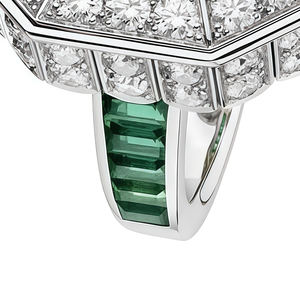 MUSHAN Jewelry Factory S925 Anéis De Prata Esterlina Luxo Musa Verde Alto Carbono Diamante Anel Esmeralda Noivado Casamentos Bandas - Product Image 4