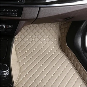 Tapis de sol de voiture en PVC personnalisés de luxe en gros, sur mesure, en cuir - Product Image 4