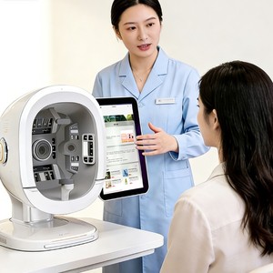 Analyseur de peau 3D AI avec caméra HD, scanner cutané WiFi, détection UV, test d'hydratation, équipement de diagnostic - Product Image 1