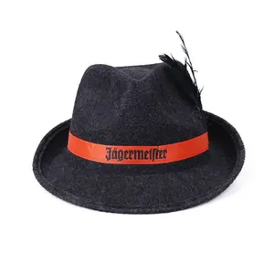 알파인 바이에른 옥토버 페스트 모자 독일 바이에른 모자 성인 펠트 스위스 모자