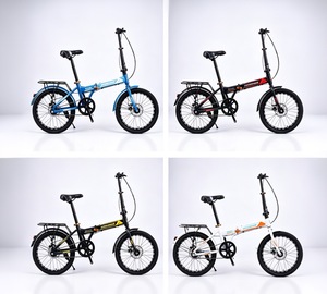 <span class=keywords><strong>Bicicleta</strong></span> Plegable Urbana de 20 Pulgadas para Adultos, <span class=keywords><strong>Bicicleta</strong></span> Ligera y Portátil para Desplazamientos Urbanos con Freno de Disco - Product Image 5